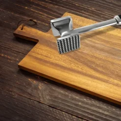 Dubbelsidig köttklubba i stål 26,5 cm