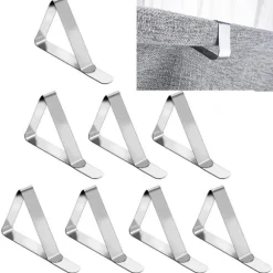 Dukhållare av rostfritt stål 8-pack