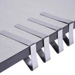 Dukklämmor, picknickbordsklämmor, picknickduksklämmor i rostfritt stål, dukklämmor, dukklämmor - 12-pack