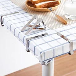 Dukklämmor, picknickbordsklämmor, picknickduksklämmor i rostfritt stål, dukklämmor, dukklämmor - 12-pack