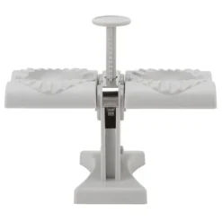 Dumpling Mold Machine Automatisk ABS och rostfritt stål Dubbelhuvud Dumpling Maker för hemkök