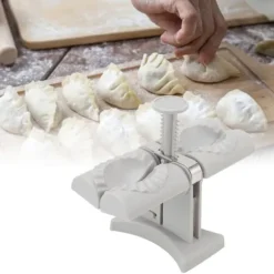 Dumpling Mold Machine Automatisk ABS och rostfritt stål Dubbelhuvud Dumpling Maker för hemkök