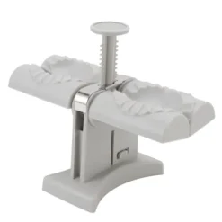 Dumpling Mold Machine Automatisk ABS och rostfritt stål Dubbelhuvud Dumpling Maker för hemkök