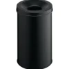 Durable Safe 330601 Papperskorg 30 l (Ø x H) 315 mm x 492 mm Metall Svart 1 st