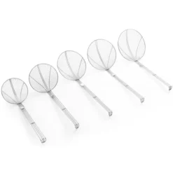 Durkslag, sil för fritering i olja, rostfritt stål. 180 mm - Hendi 640500