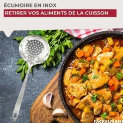 Ecumoire inox 32 cm Fackelmann Oxford