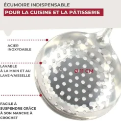 Ecumoire inox 32 cm Fackelmann Oxford