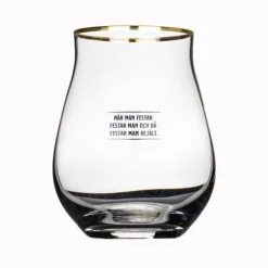 Edward Blom Whiskyglas No:1 När man festar - Edward Blom