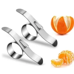 Effektiv Apelsinskalare i Rostfritt Stål (2-pack)