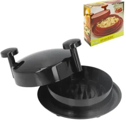 Effektiv manuell köttförstörare med anti-halkbas och handtag för kyckling och nötkött