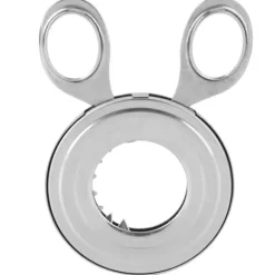 Egg Clipper - Rostfritt stål kokt ägg Cutter och Remover Tool