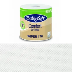 Ekonomisk pappersrengöringsduk 176m 2 lager Bulkysoft Comfort avsvärtad 1 rulle