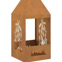 Eldstad Brun 50 x 50 x 100 cm Stål