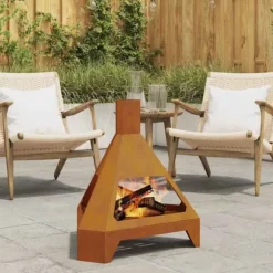 Eldstad Brun 50 x 43 x 52 cm Stål