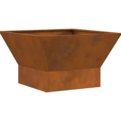 Eldstad Brun 60 x 60 x 35 cm Väderbeständig stål