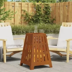 Eldstad Brun 50 x 50 x 70 cm Väderbeständig stål