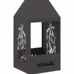 Eldstad Svart 50 x 50 x 100 cm Stål