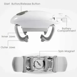 Elektrisk burköppnare - One Touch - Vit - Automatisk - För artrit - Modern design