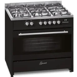 Elektrisk gashäll - Gurari - GCH E 911 BL - 90 cm - 5 brännare - XXL ugn 121 L