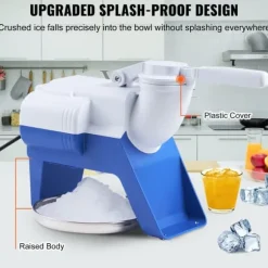 Elektrisk isknuser 176 lbs/tim snökonmaskin, riven is, 180W