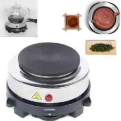 Elektrisk kokplatta, 500 W bordsmodell, portabel spisplatta för kök