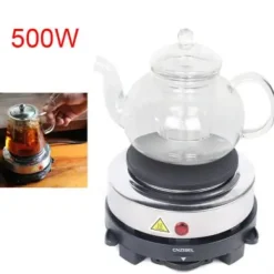 Elektrisk kokplatta, 500 W bordsmodell, portabel spisplatta för kök