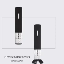 Elektrisk korkskruv - TECH DISCOUNT - Svart - Modernt design - 2 delar