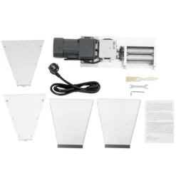 Elektrisk Kornkvarn, 4L Hoppkapacitet, 20kg/h Utmatning, Hållbar Rostfritt Stål,220V