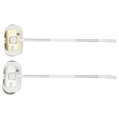 Elektrisk mopp, 180° rotation, 40 W dubbla motorer, 0,11 gal vattentank, LED-ljus, för trä- och klinkergolv, mörkgrå