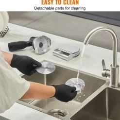 Elektrisk shawarmakniv, sladdlös, turkisk döner kebab köttskärare med 2 blad.