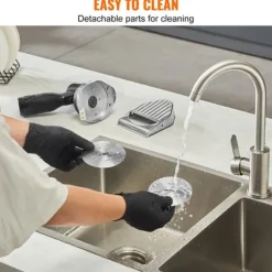 Elektrisk shawarmakniv, sladdlös köttskärare för turkisk döner kebab med 2 blad.