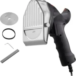 Elektrisk shawarmakniv, Turkisk döner kebab, köttgyroskärare med 2 blad - effektiv och praktisk!