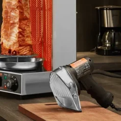 Elektrisk Shawarma-kniv, 19x13x19 cm, Rostfritt stål
