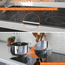 Elektrisk spishäll, 8400W, 30,3