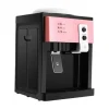 Elektrisk varm- och kallvatten-dispenser, 500W uppvärmningskraft, 75W kylkraft, kompakt design,Rosa och Svart