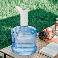 Elektrisk vattendispenserpump - För vattenflaskor och dunkar - Automatisk - Bärbar - Hem, kontor, camping