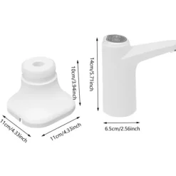 Elektrisk vattendispenserpump - För vattenflaskor och dunkar - Automatisk - Bärbar - Hem, kontor, camping