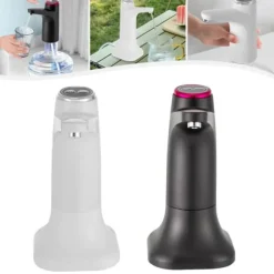 Elektrisk Vattendispenser - Pump - Flöde 1,2 L/min - Batteri 1200 mAh - USB-laddning 5 V 4 W - Tyst 55 dB - För flaska/bord - Svart