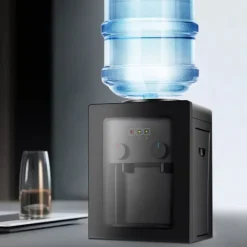 Elektrisk Vattendispenser, Snabb Uppvärmning, Kompatibel med Olika Hinkstorlekar, Kompakt Storlek