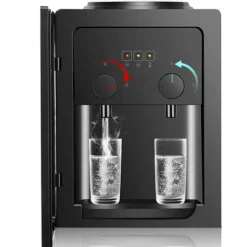 Elektrisk Vattendispenser, Snabb Uppvärmning och Nedkylning, Kompakt Design, Användarvänlig Drift