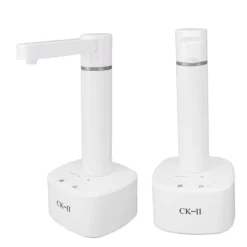 Elektrisk vattenflaskdispenser USB-laddningsbar universal automatisk dricksvattenpump med 1,4 m slang för hem och utomhusbruk