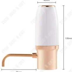 Elektrisk vinkaraff - TD® - RL-XJQ1901 - Uppladdningsbar - Smart distributör - Vit