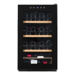 Elektrisk vinkyl - VINOBOX - Vinobox Pro 48 flaskor - Svart - 1 dörr - 85 cm hög