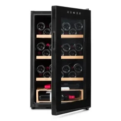 Elektrisk vinkyl - VINOBOX - Vinobox Pro 48 flaskor - Svart - 1 dörr - 85 cm hög