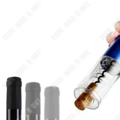 Elektrisk vinöppnare - TD® - Silver - Digital display - USB uppladdningsbar - Rostfritt stål