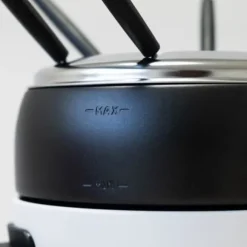 Elektriskt fondueset - ALPINA - Deluxe Cook - 800W - 2L non-stick Caquelon - 6 gafflar i rostfritt stål