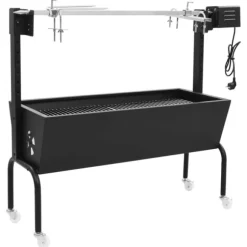 Elektriskt grillspett rotfritt stål