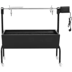 Elektriskt grillspett rotfritt stål