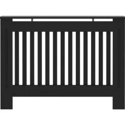 Elementskydd svart 112x19x81,5 cm MDF