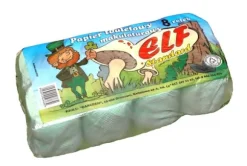 ELF färgat toalettpapper 8 rullar